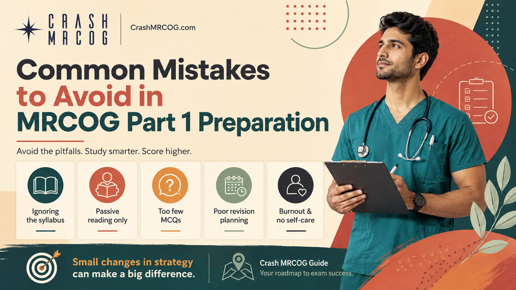 Avoid these mistakes when you prepare for part 1 MRCOG